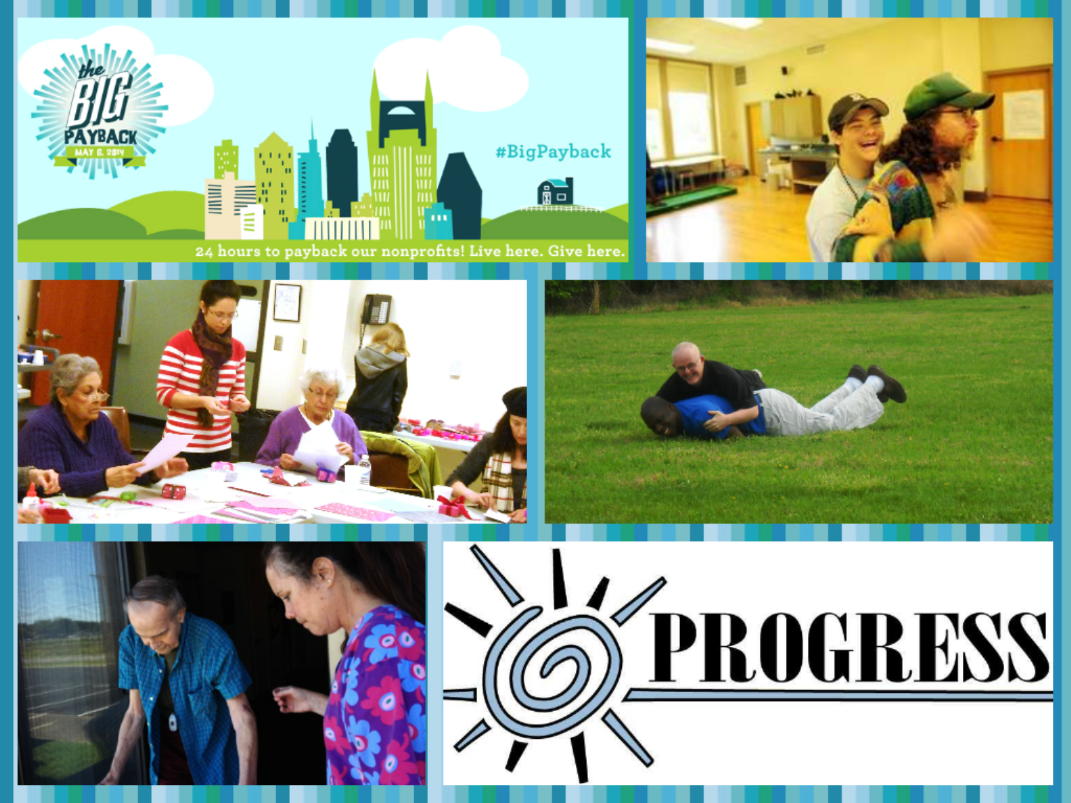 Community Foundation, Progress Inc., BigPayback, Seniors, Disability