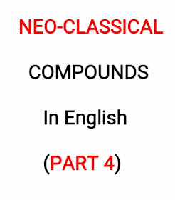 Neo-Classical Compounds in English, Compound words, compounding in English, word formation, english is easy with rb