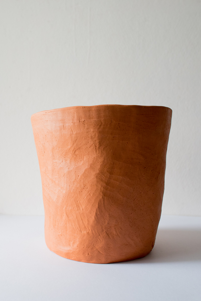 terracotta hand made planter pot