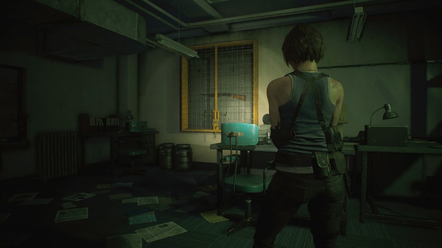 resident evil 3 remake screenshot image jill valentine get shotgun raccoon city