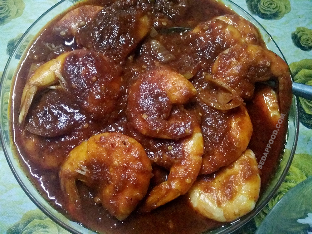 Resepi Sambal Udang Masak Merah Sedap Dan Simple