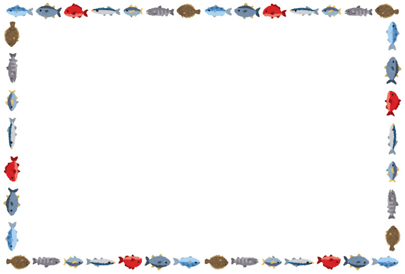 魚のフレーム素材とライン素材 かわいいフリー素材集 いらすとや 魚のフレーム素材とライン素材 かわいいフリー素材集 いらすとや