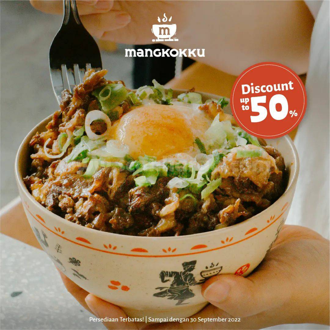 MANGKOKKU Promo Rice Bowl DISKON hingga 50%