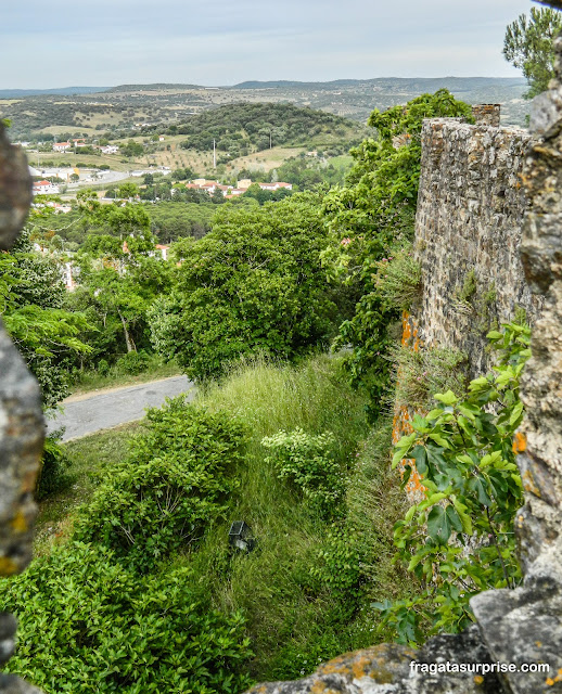 A paisagem do Alentejo vista do alto das muralhas do Castelo de Montemor-o-Novo