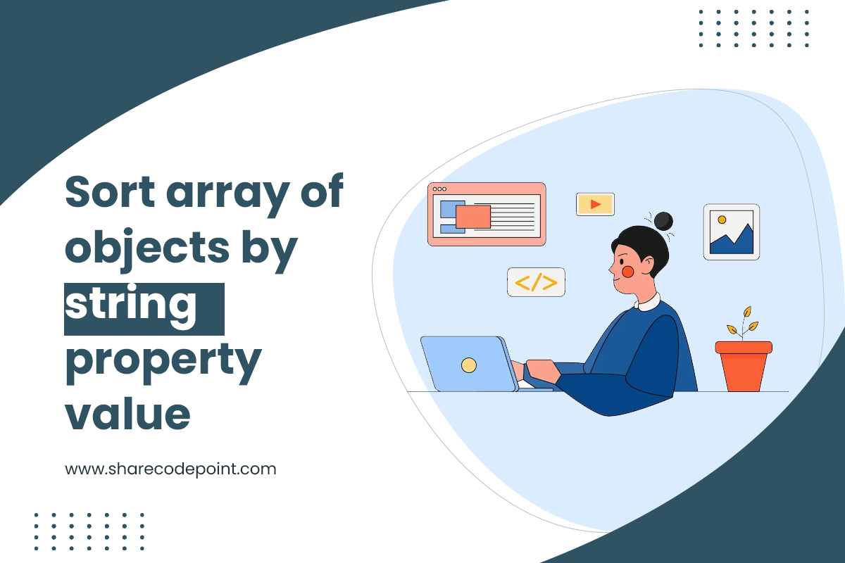 Sort array of objects by string property value