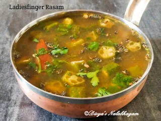 How to make vendakkai rasam / ladies finger rasam