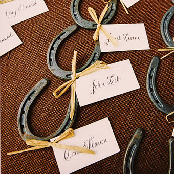 Horseshoe Wedding Favor Ideas