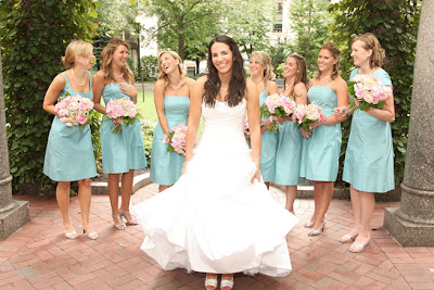 green bridesmaid dresses