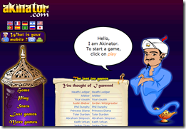 Akinator  the Web Genius