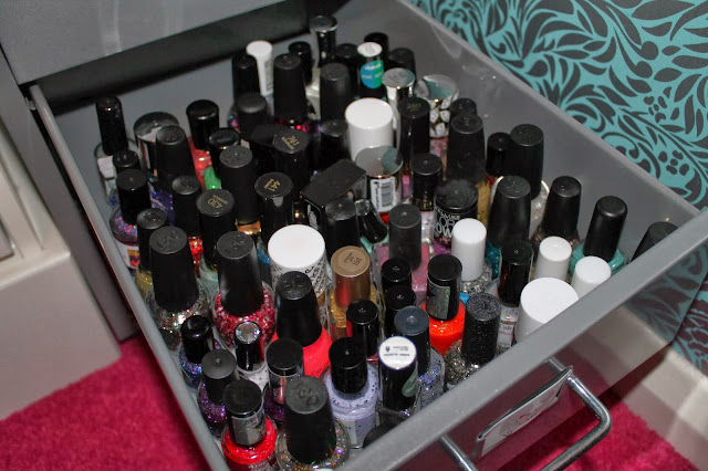 IKEA Helmer - Nail Varnish Polish Storage