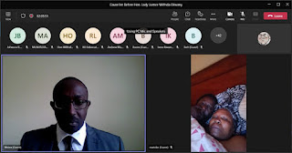 Kenya man logs in for his virtual court divorce proceedings while in bed with his wife