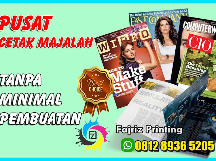Tempat Cetak Majalah dan Print Majalah di Jakarta Pusat berwarna