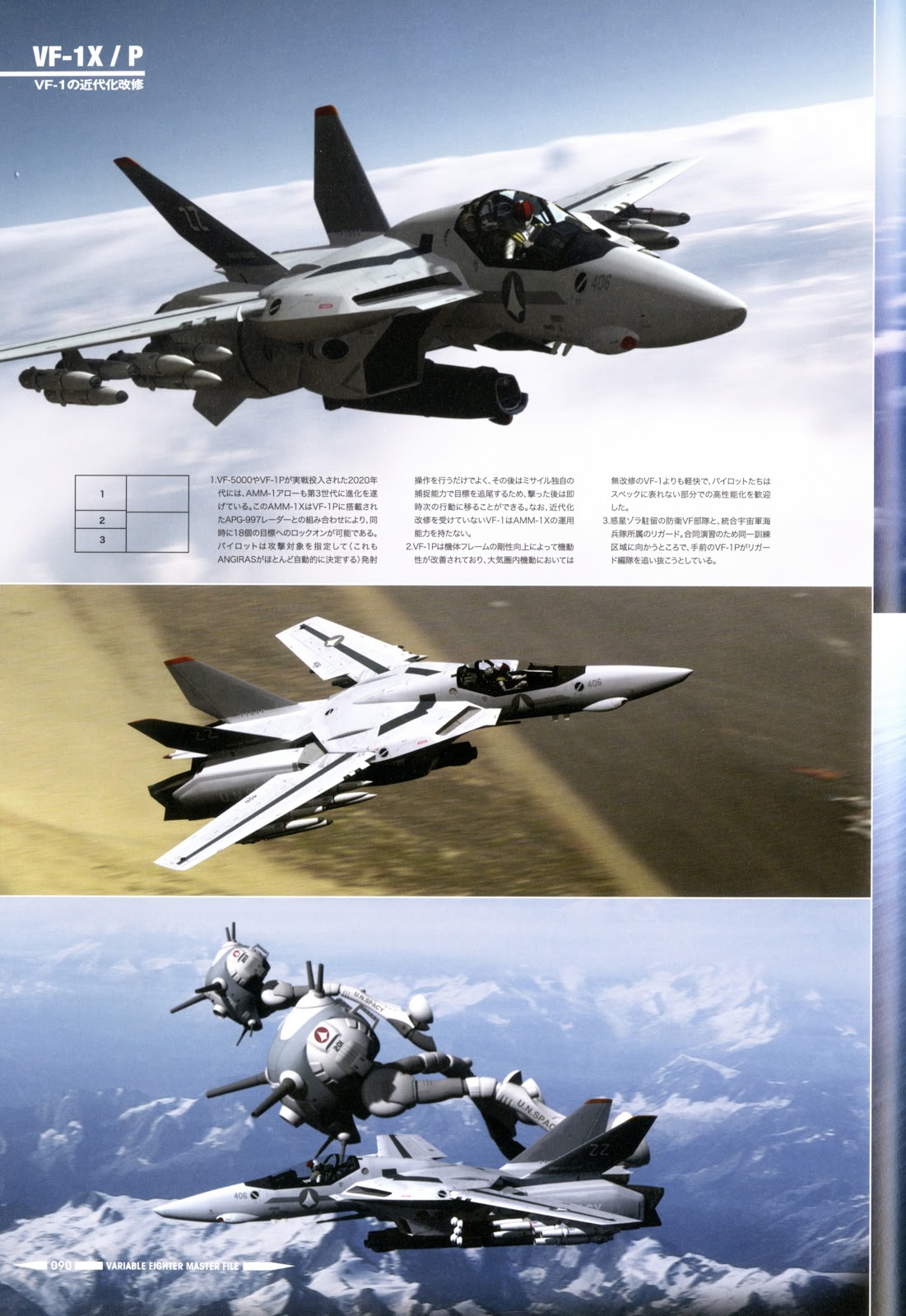 Variable Fighter Master File VF-1 Valkyrie Space Wings