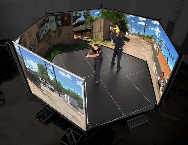 VirTra 300 LE: Police Training Simulator with Real time Panoramic FPS View