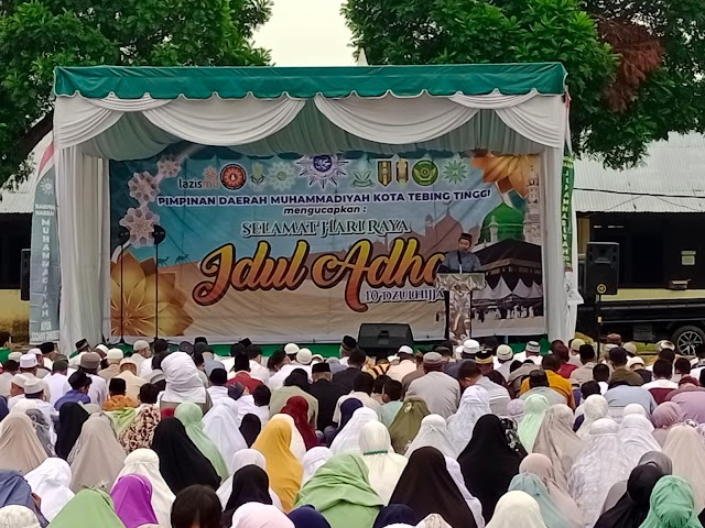 Kapolsek Padang Hulu Monitoring Sholat Idul Adha 1444 H Umat Muhammadiyah