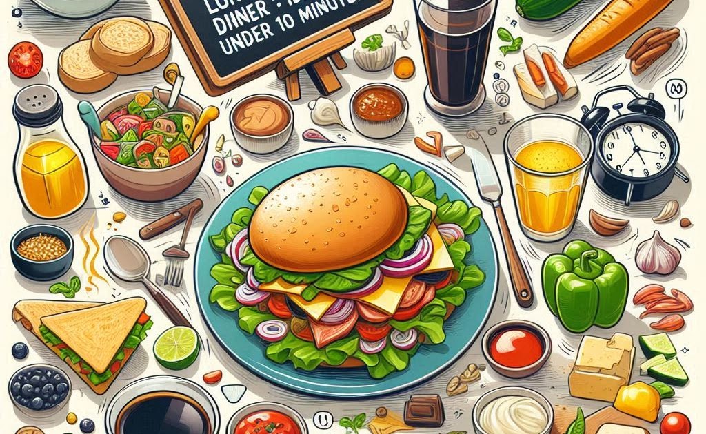 How to make Lunch and Dinner Ideas in under 10 minutes
