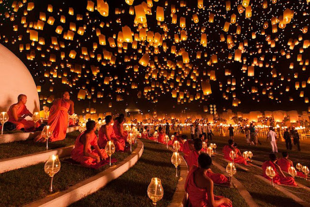 Lễ hội thả đèn tại Thái một nét văn hóa độc đáo 
