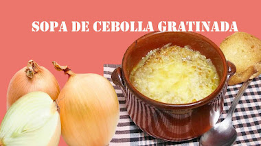 Paso a paso para preparar la receta de sopa de cebolla con queso gratinada