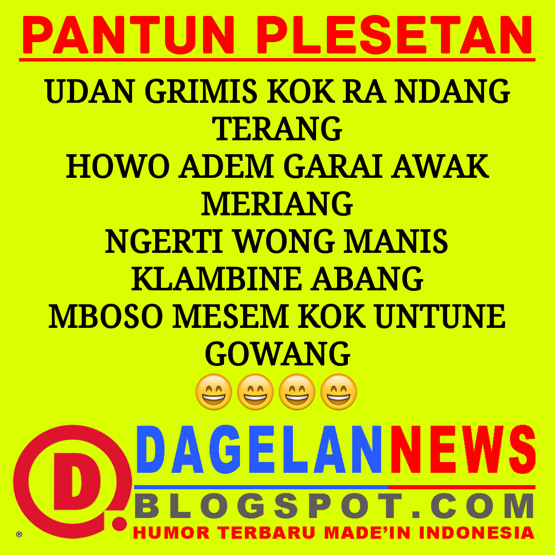 PANTUN LUCU JAWA PLESETAN DAGELAN NEWS