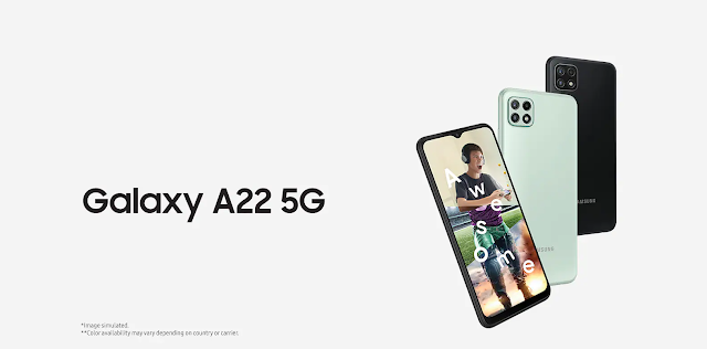 يصل Galaxy A22 5G إلى الهند مع مجموعة شرائح Dimensity 700