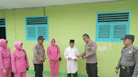 Jelang Hari Raya Idul Fitri 1444 H, Polsek Pangkalan Berandan Laksanakan Giat Bakti Sosial 