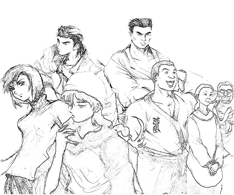 printable-shenmue-dojo-characters-coloring-pages