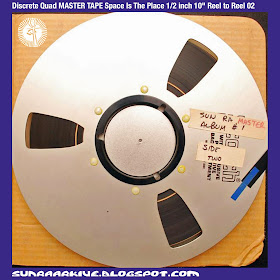 Sun Ra Arkive: Sun Ra Reel To Reel Master Tapes from Ebay -  Discrete Quad MASTER TAPE Space Is The Place 1/2 inch 10" Reel to Reel 02