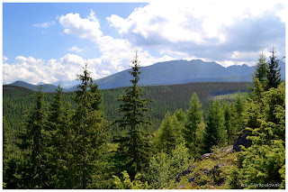 Widoki z Kopieńca Wielkiego, panorama z Kopieńca