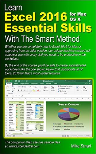 Vinboisoft Blog Learn Excel 2016 Essential Skills For Mac