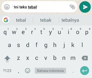 Cara membuat tulisan Miring, Tebal dan Coretan