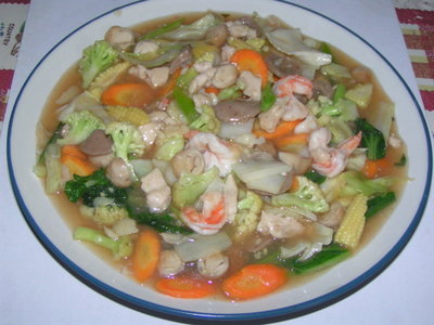 Resep capcay kuah jamur spesial Mandarin - www.tabloidkuliner.com