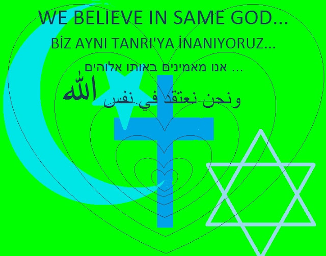 Judaism; Christianity; Islam..... We believe in same ALLAH.....