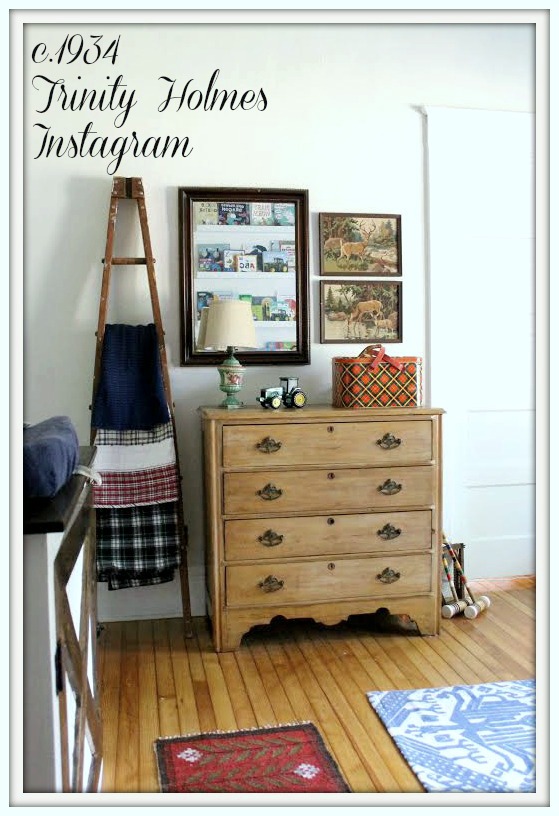 Rustic Farmhouse Nursery-From My Front Porch To Yours-How I Found My Style Sundays- c.1934 Trinity Holmes Instagram
