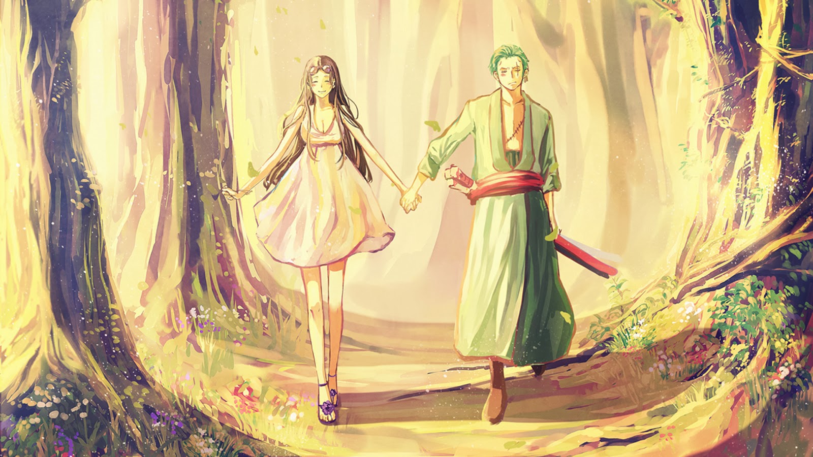 Nico Robin Roronoa Zoro 0r Wallpaper HD