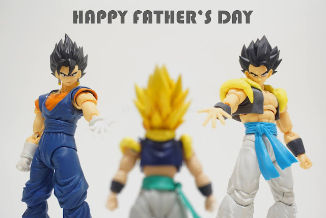 dragon ball shf figuarts gogeta vegito gotenks super saiyan father's day funny