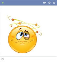 Knocked Out - KO smiley for facebook