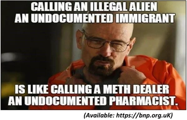 Calling an illegal alien an undocumented immigrant