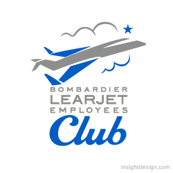 Bombardier Learjet Employees Club logo