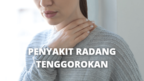 Penyakit Radang Tenggorokan : Pengertian, Tanda dan Gejala, Penyebab, Faktor Risiko Pada Tubuh Manusia Pengertian Radang Tenggorokan Radang tenggorokan atau faringitis adalah infeksi tenggorokan yang umum. Pasien akan merasa tidak nyaman karena tenggorokan sakit atau terbakar sehingga meraka sulit makan. Penyakit ini biasanya sembuh sendiri dalam seminggu tanpa menyebabkan kerusakan.  Tanda dan Gejala Radang Tenggorokan Rasa tidak nyaman dalam tenggorokan adalah gejala paling umum. Gejala lainnya tergantung penyebabnya, misalnya mungkin sakit telinga, demam, amandel besar, sakit leher, sakit saat berbicara atau menelan, tenggorokan memerah, pilek, mendengkur dan sulit bernapas, mengeluarkan air liur, sakit pada umumnya, dan kelenjar yang membengkak dan sakit pada leher.  Penyebab Radang Tenggorokan Penyebabnya biasanya adalah virus, tapi bisa juga karena polusi udara, alkohol, alergi, bakteri, zat kimia, dan merokok. Ditambah lagi, penyakit ini biasanya muncul jika cuaca semakin dingin. Penyebab yang lebih jarang adalah virus gonorrhea, chlamydia.  Faktor Risiko Radang Tenggorokan Faktor risiko Radang Tenggorokan adalah sebagai berikut ini : Sistem imun lemah Berada di tempat yang ramai atau sempit seperti kelas, rumah sakit, atau kantor, dan sebagainya Terpapar asap rokok (perokok pasif) Alergi debu, bulu hewan, atau serbuk bunga Rhinitis kronis atau biasa Tidak ada faktor risiko bukan berarti tidak bisa sakit.   Nah itu dia bahasan dari penyakit radang tenggorokan, melalui bahasan di atas bisa diketahui mengenai pengertian, tanda dan gejala, penyebab, faktor risiko dari penyakit radang tenggorokan pada tubuh manusia. Mungkin hanya itu yang bisa disampaikan di dalam artikel ini, mohon maaf bila terjadi kesalahan di dalam penulisan, dan terimakasih telah membaca artikel ini."God Bless and Protect Us"