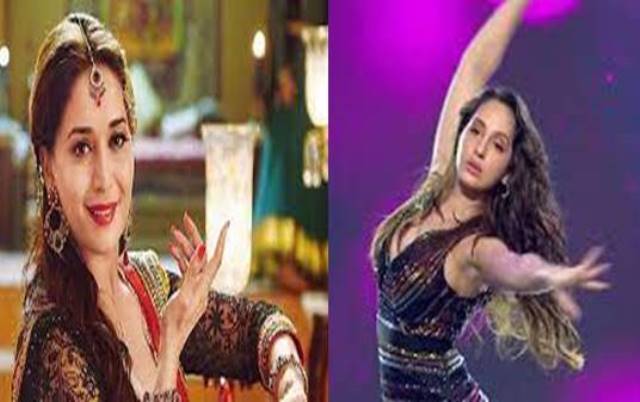 Dance  Video of Madhuri Dixit and Nora Fatehi Went Viral