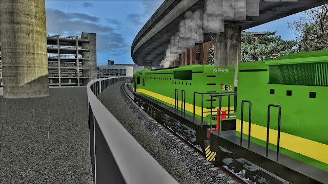 الجرار الادترانز داخل محاكي القطار Train Simulator