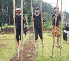  Enggrang  Stilts of Indonesian Traditional Games 