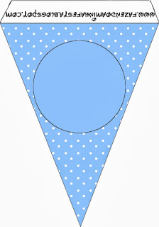 Light Blue with Stripes and Polka Dots First Communion Free Printables. 