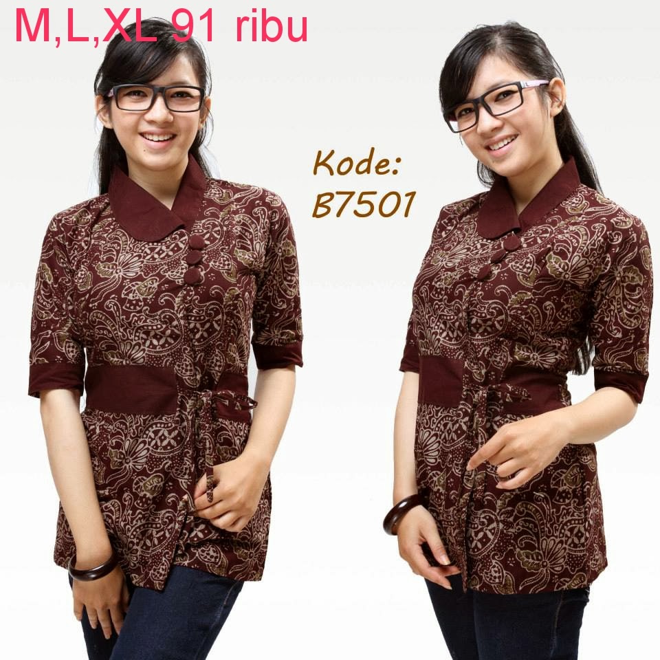 Model Baju Batik Untuk Kerja Kantor | Model Baju Batik