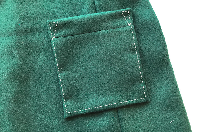 Sewing a Patch Pocket - The Willa Wrap Coat Sew Along