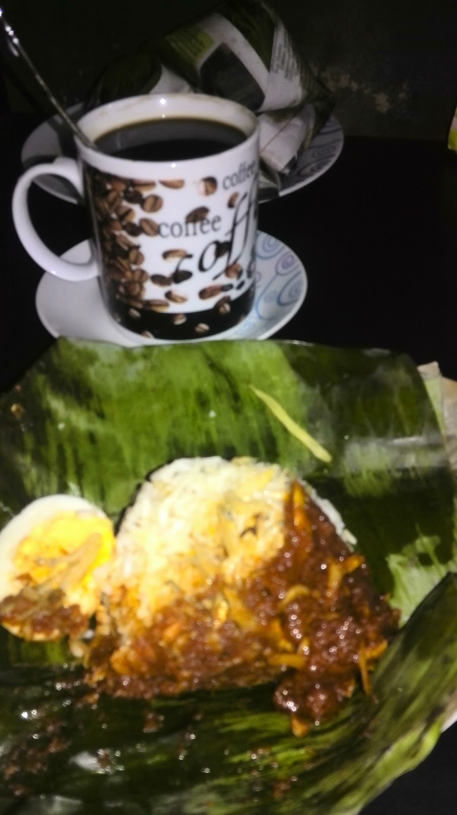 namakucella NASI  LEMAK  BUNGKUS vs KOPI  O