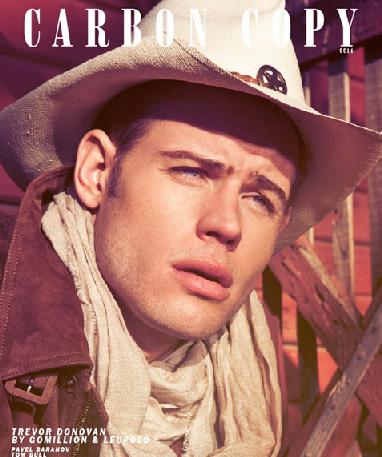 Trevor Donovan shirtless in a sexy NEW photo spread for Carbon Copy Magazine Trevor Donovan shirtless in a sexy NEW photo spread for Carbon Copy Magazine
