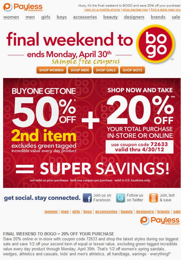 payless shoes coupons august 2014 more payless shoe source coupons you ...