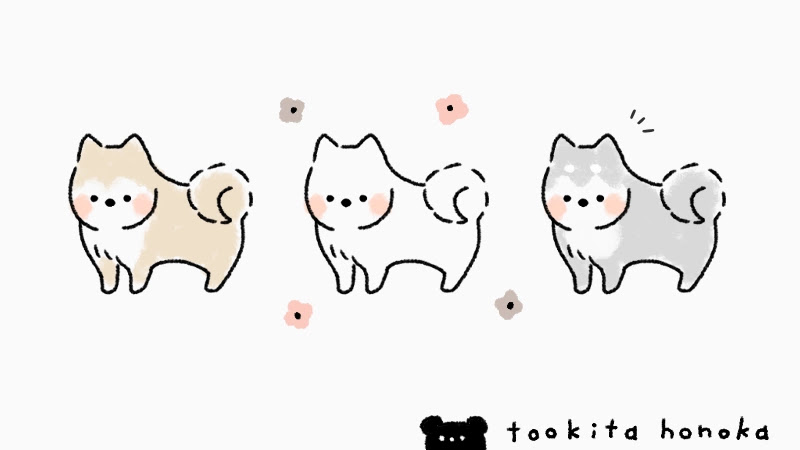 柴犬 しばいぬ の簡単かわいいイラスト 絵の描き方 犬 ゆるい 動物 手書き ボールペン 手帳用 遠北ほのかのイラストサイト