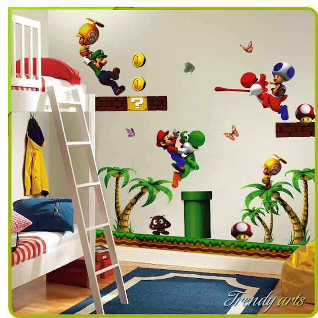 Super Mario Bedroom Decor